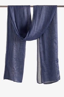 Embroidered Clusters Scarf