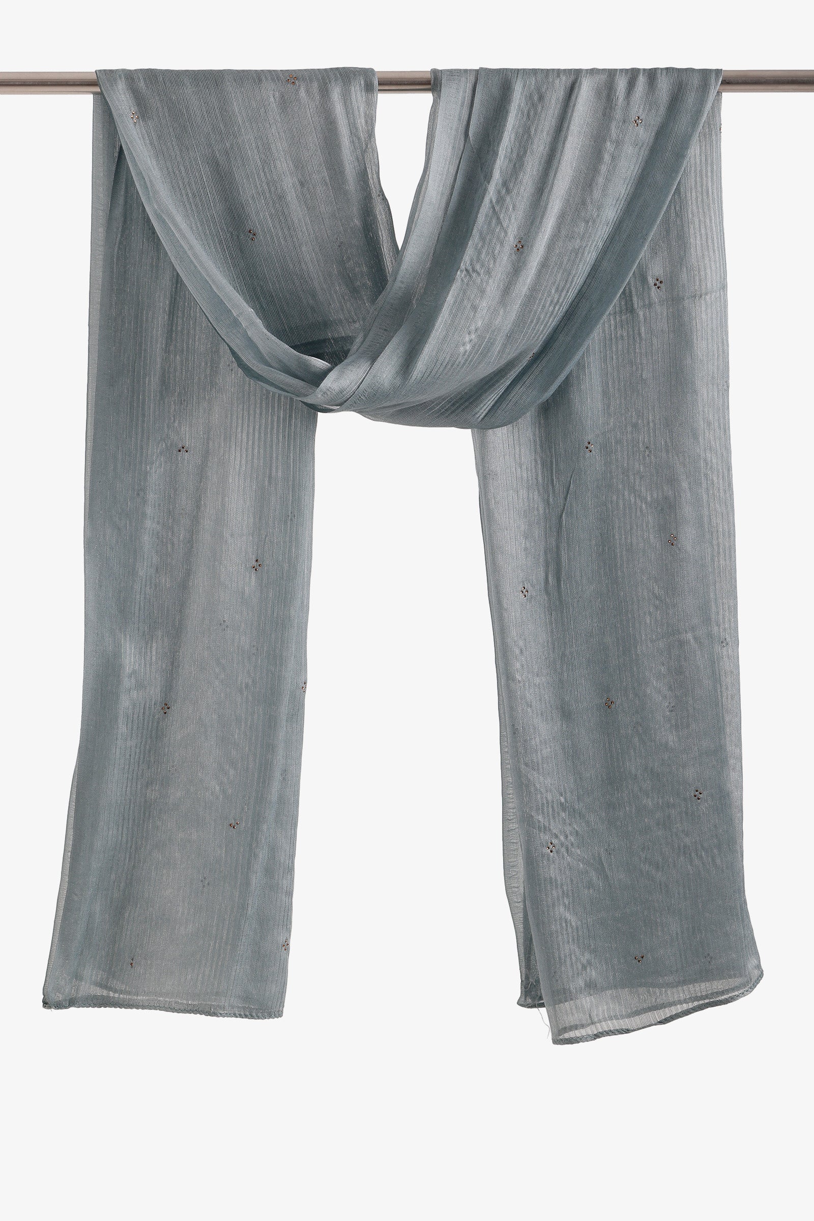 Embroidered Clusters Scarf