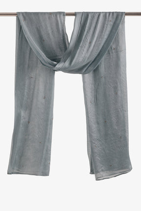 Embroidered Clusters Scarf