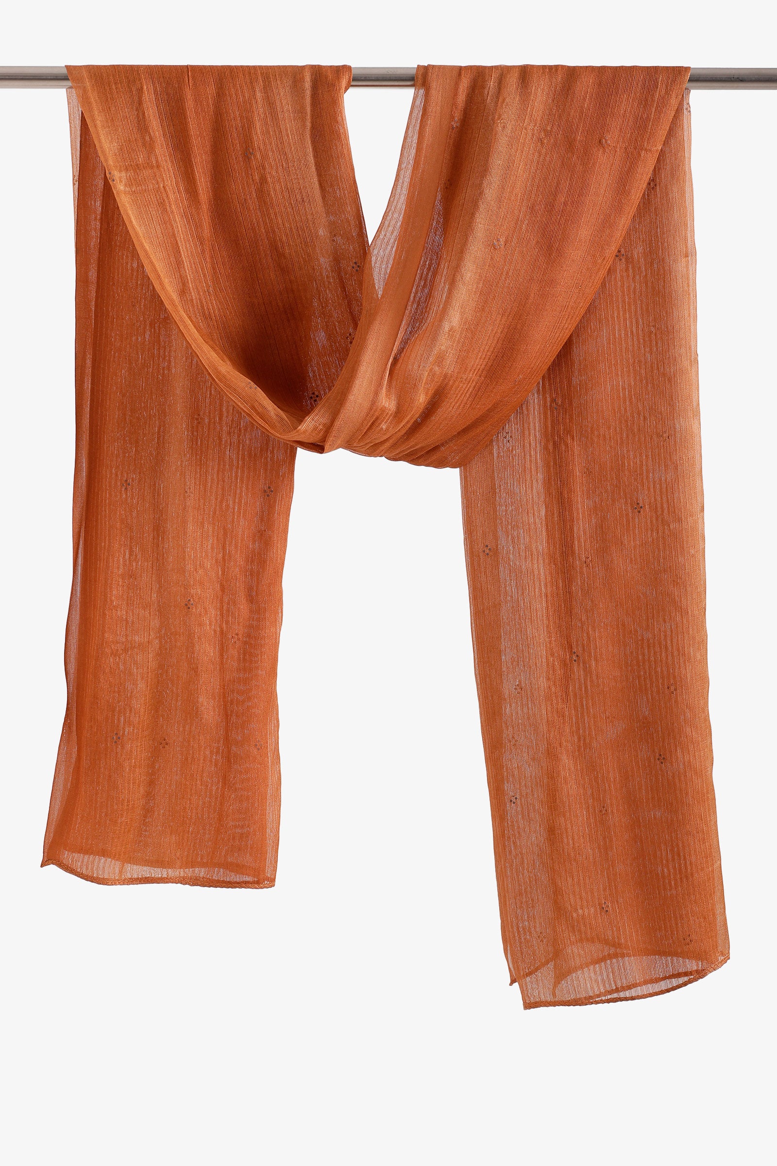 Embroidered Clusters Scarf