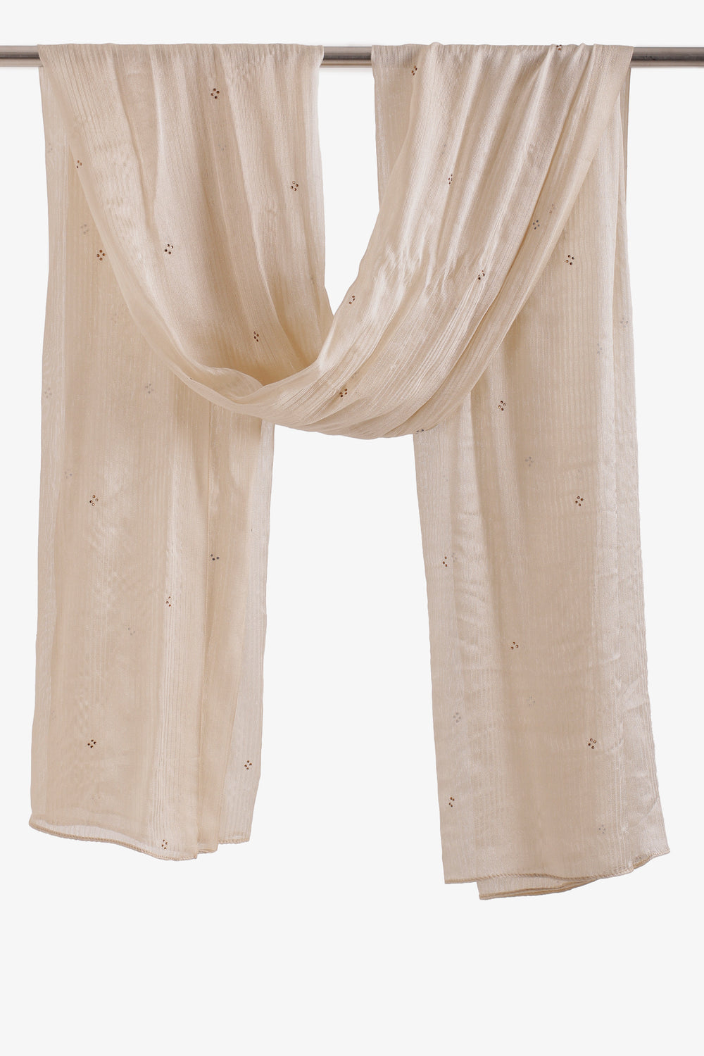 Embroidered Clusters Scarf