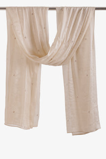 Embroidered Clusters Scarf