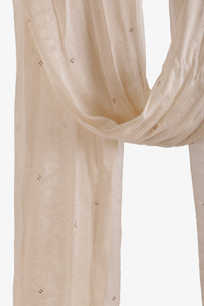 Embroidered Clusters Scarf