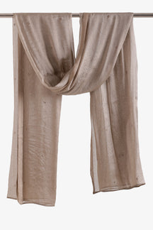 Embroidered Clusters Scarf