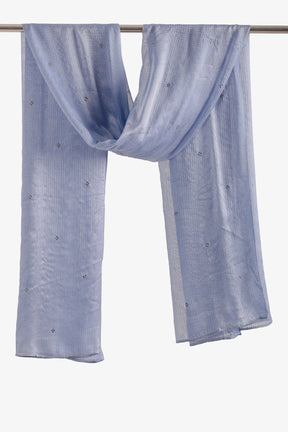 Embroidered Clusters Scarf