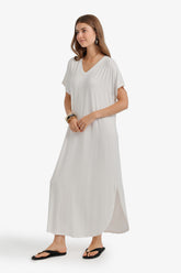 Side-Slit Lounge Dress