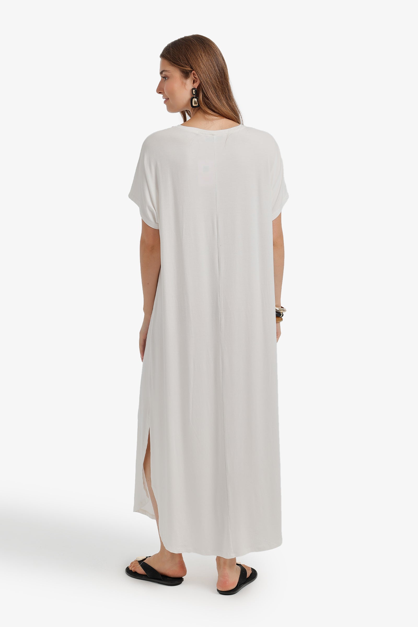 Side-Slit Lounge Dress