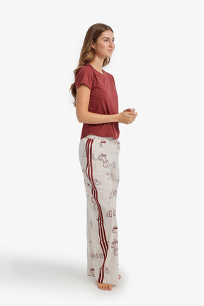 Side-Stripe Breakfast Pyjama