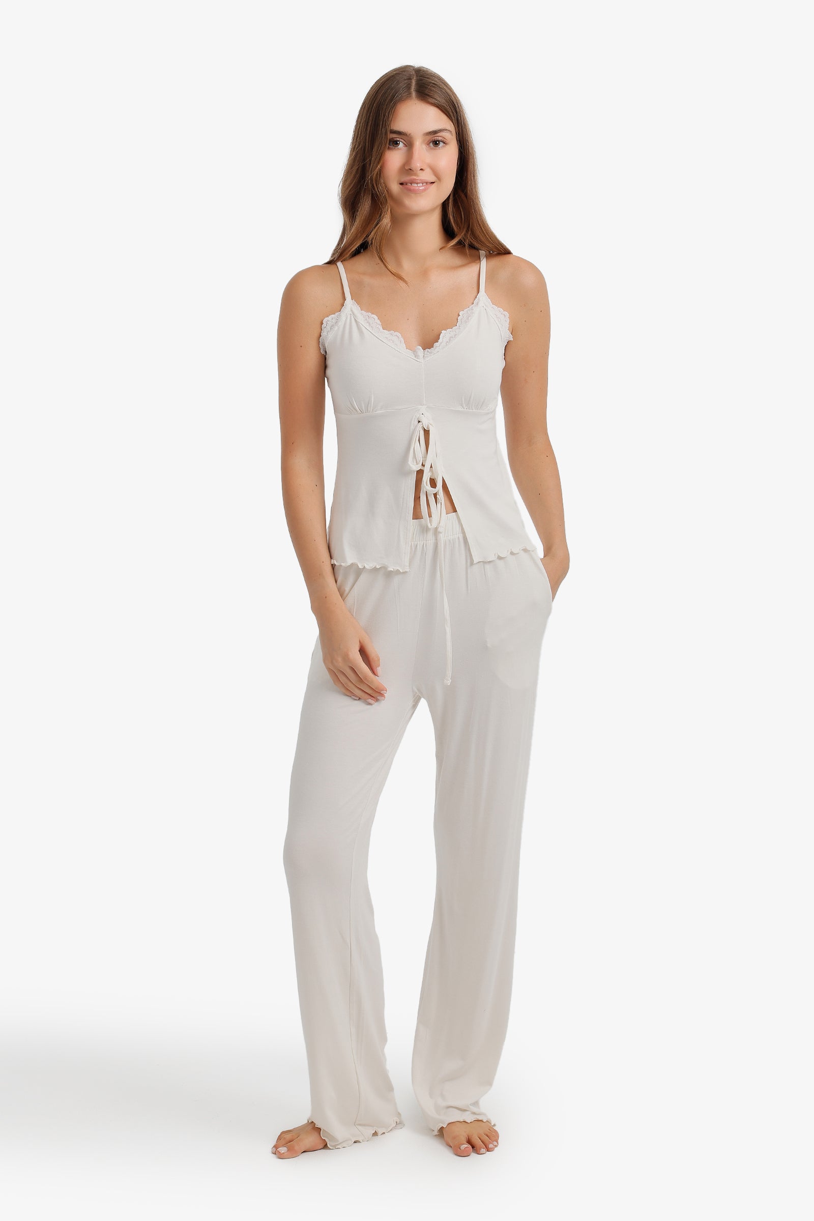 Bow-Front Cami Pyjama