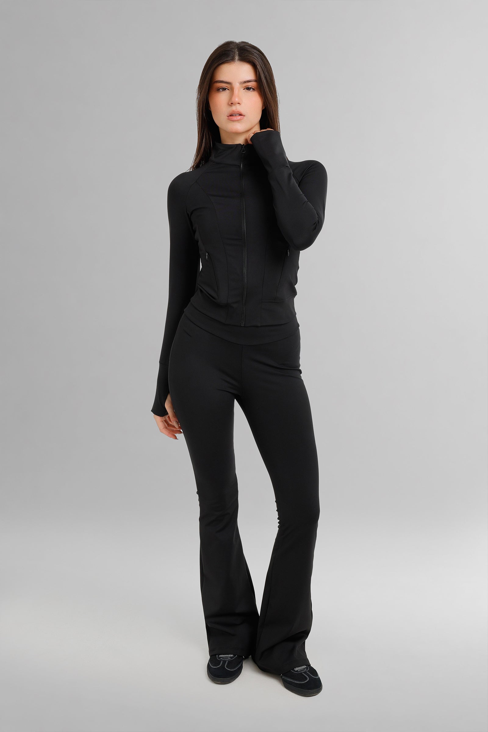 High-Neck Athletic Jacket