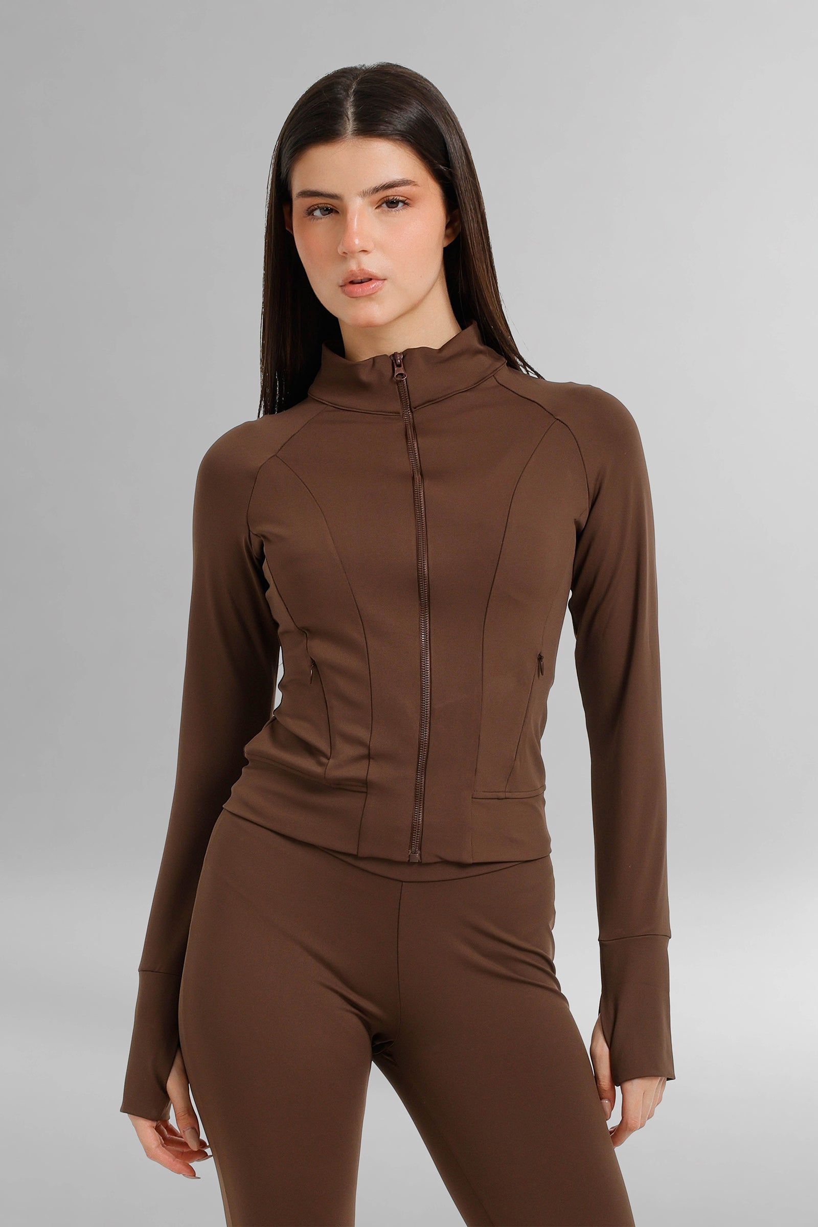 High-Neck Athletic Jacket