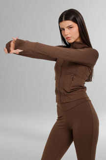 High-Neck Athletic Jacket