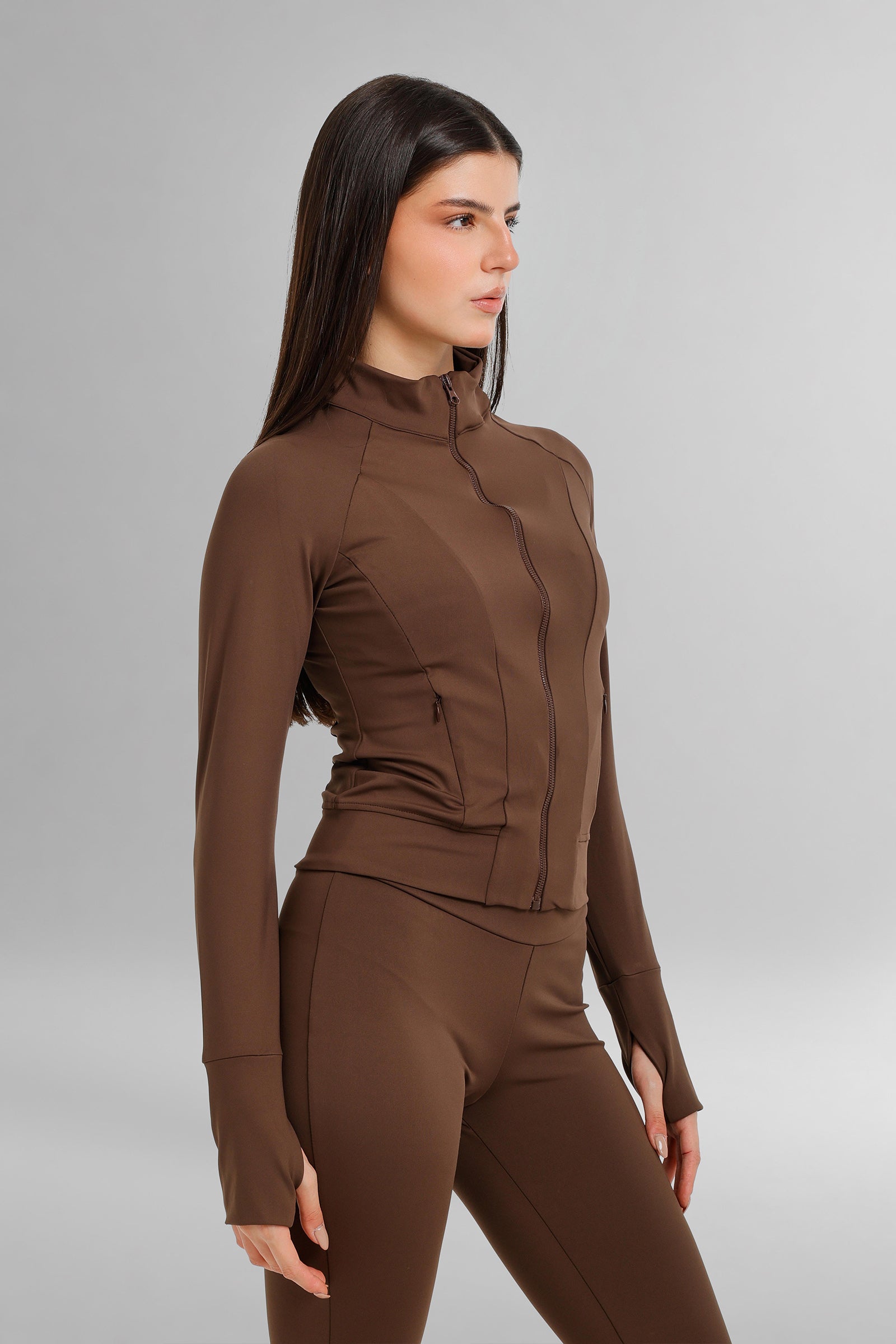 High-Neck Athletic Jacket