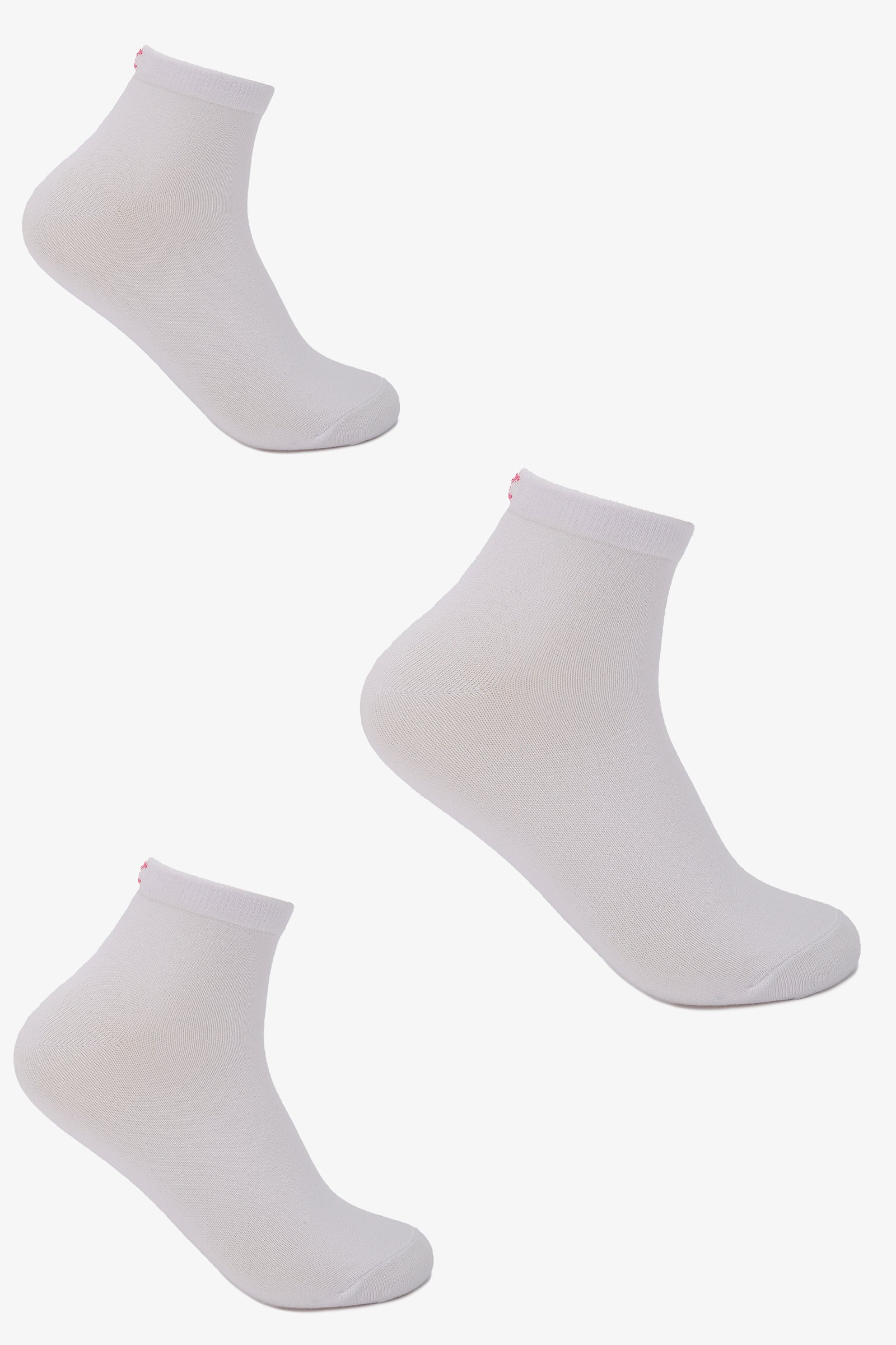 Stitched Logo Socks - 3 Pairs