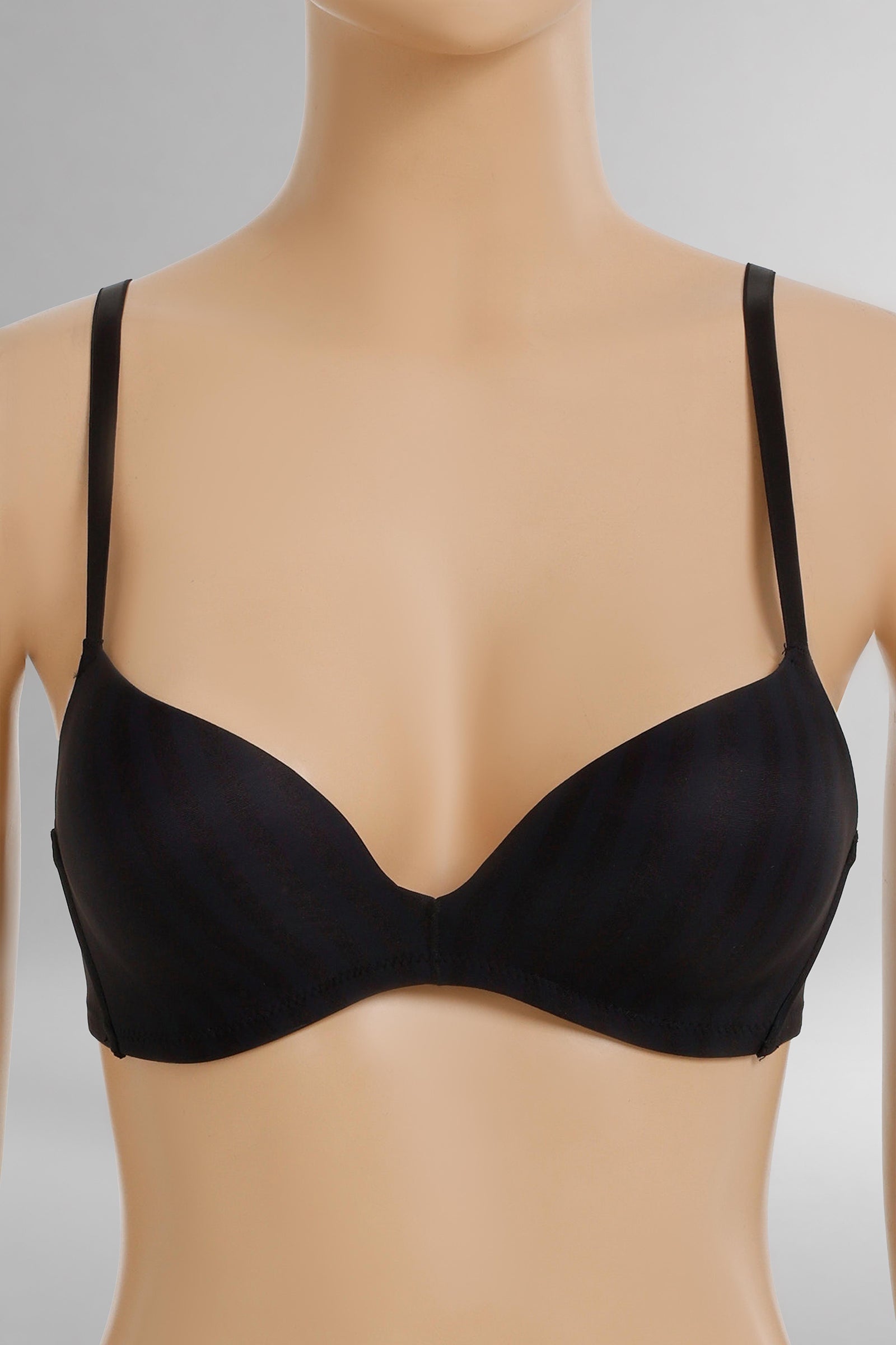 Striped Padded Plunge Bra