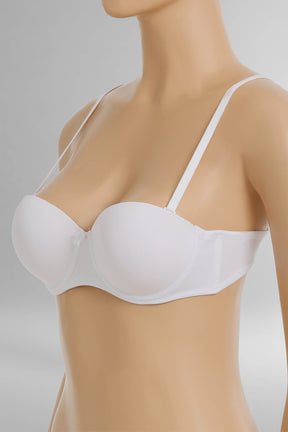 Detachable-Strap Padded Bra
