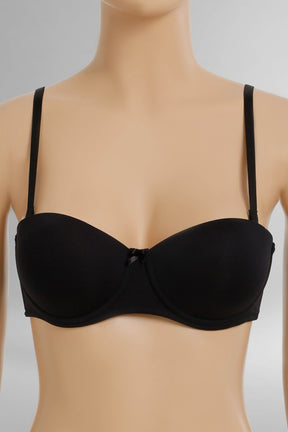 Detachable-Strap Padded Bra