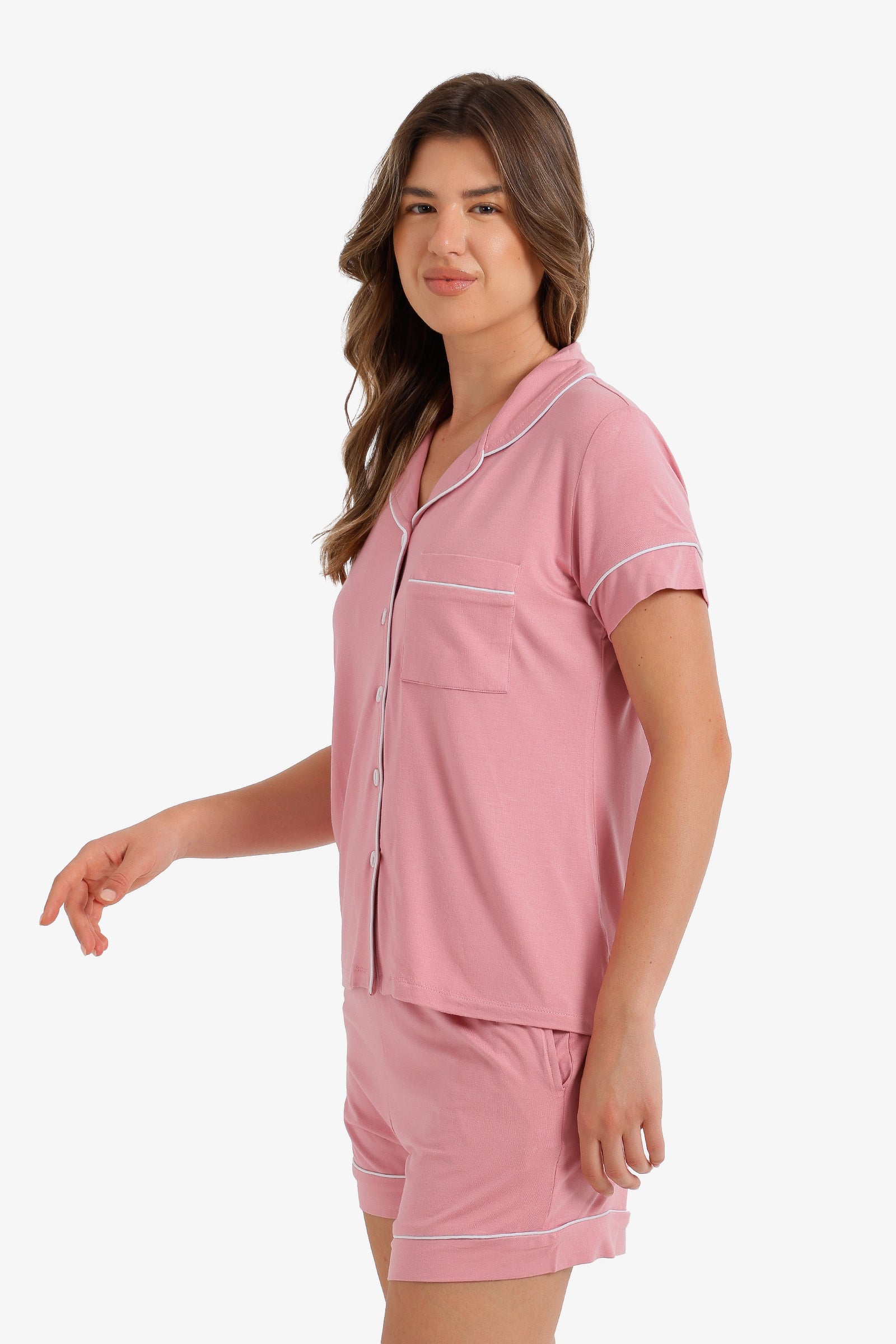 Piped Short Pyjama Set