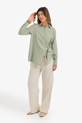 Side-Tie Shirt