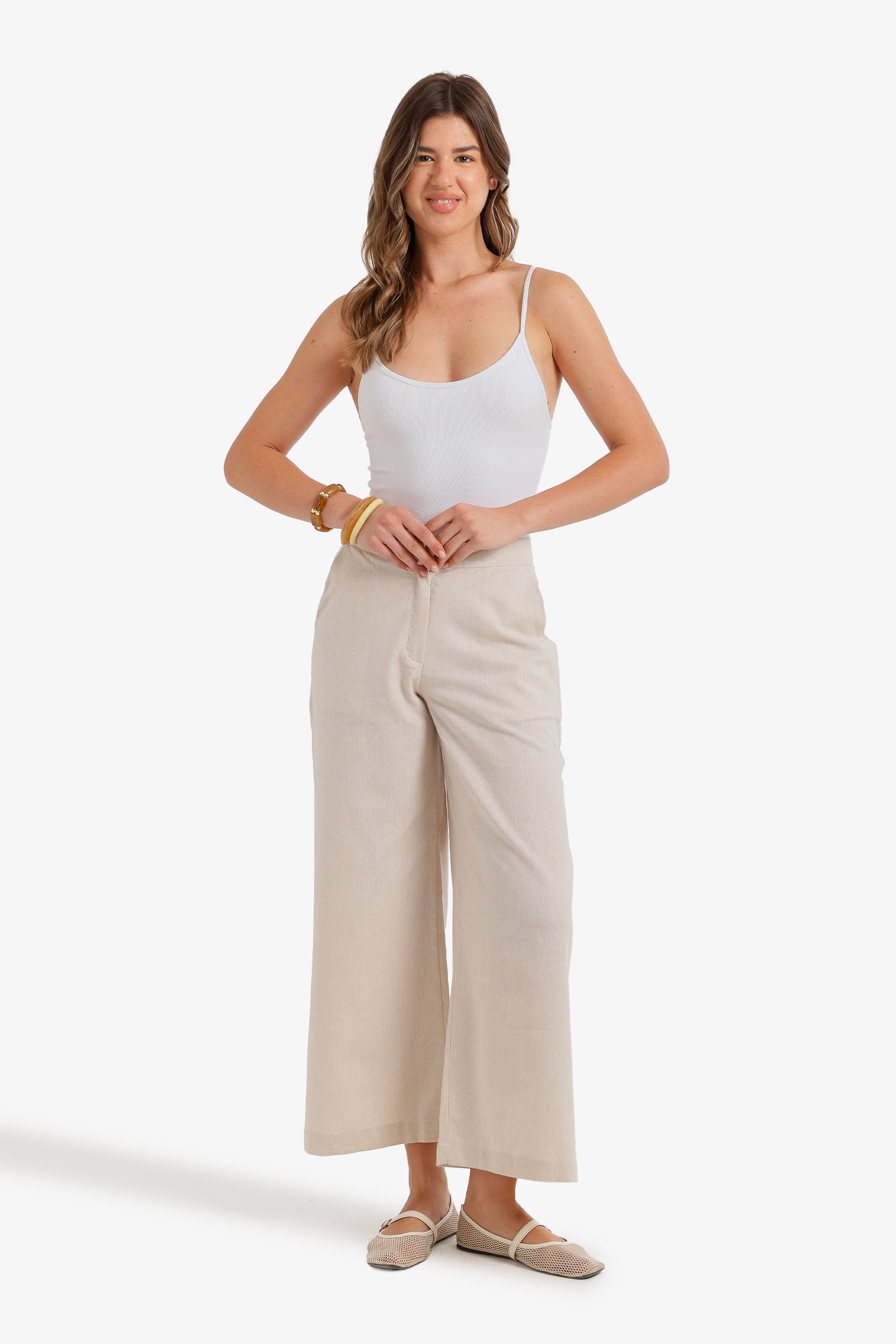 High-Waist Wide Leg Pants