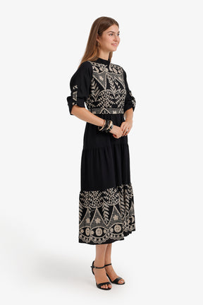 Embroidered Relaxed Dress