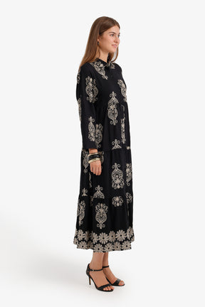 Tiered Midi Dress