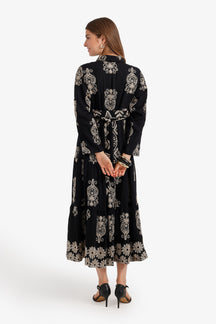 Tiered Midi Dress