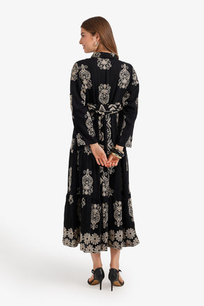 Tiered Midi Dress