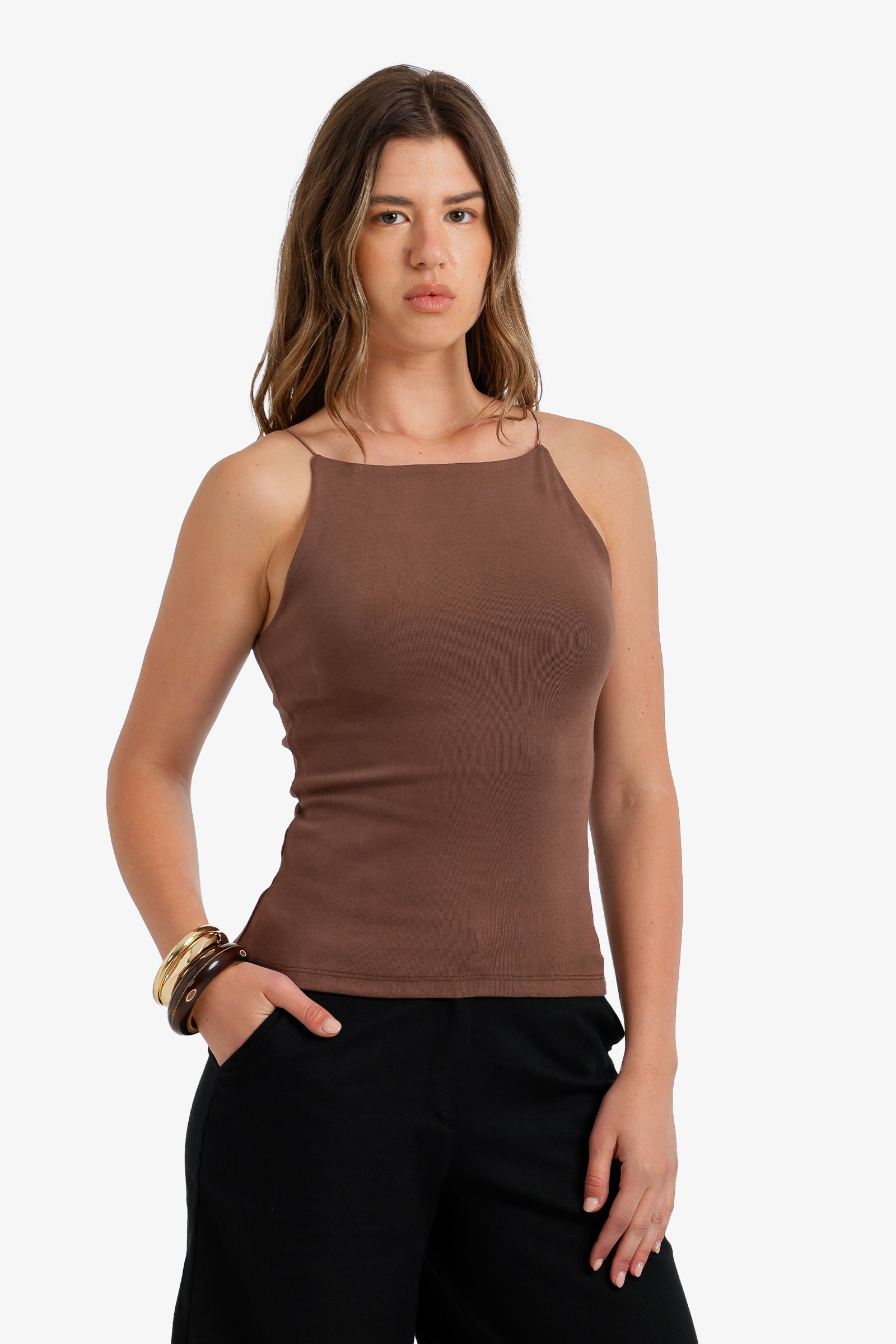 Square-Neck Cami Top