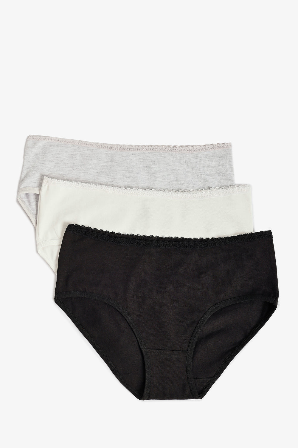Pack of 3 Colored Full Brief Panties