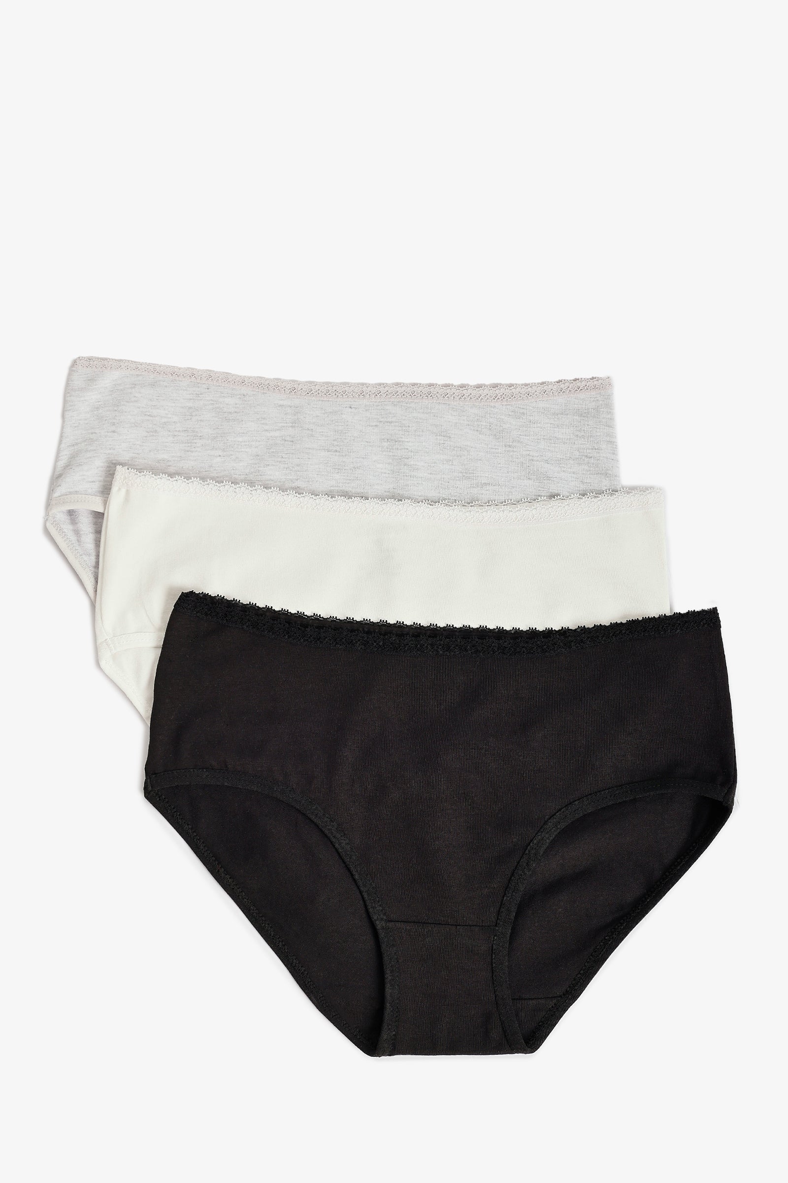 Pack of 3 Colored Full Brief Panties