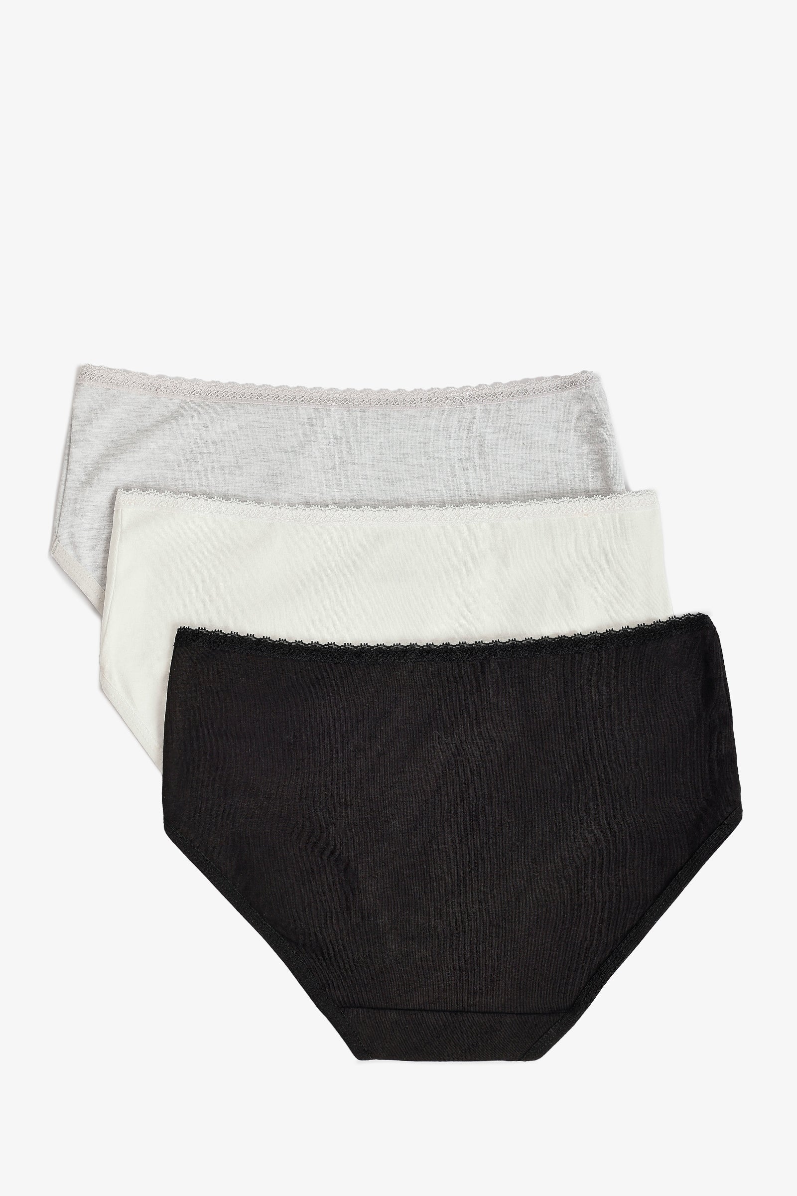 Pack of 3 Colored Full Brief Panties