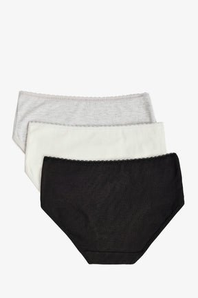 Pack of 3 Colored Full Brief Panties