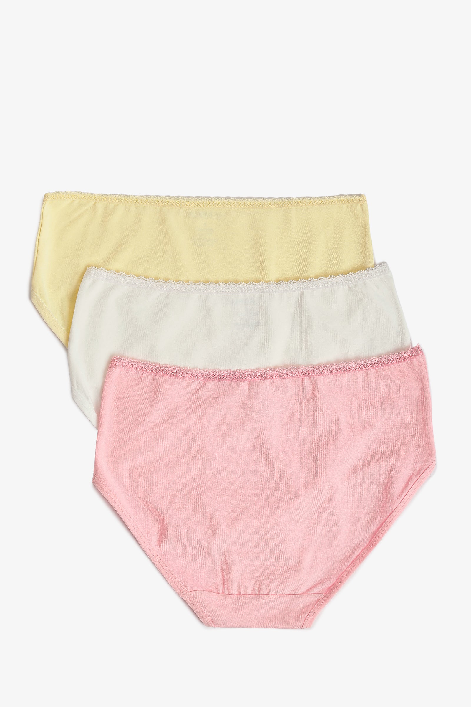 Pack of 3 Colored Full Brief Panties