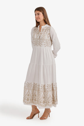 Embroidered Relaxed Dress