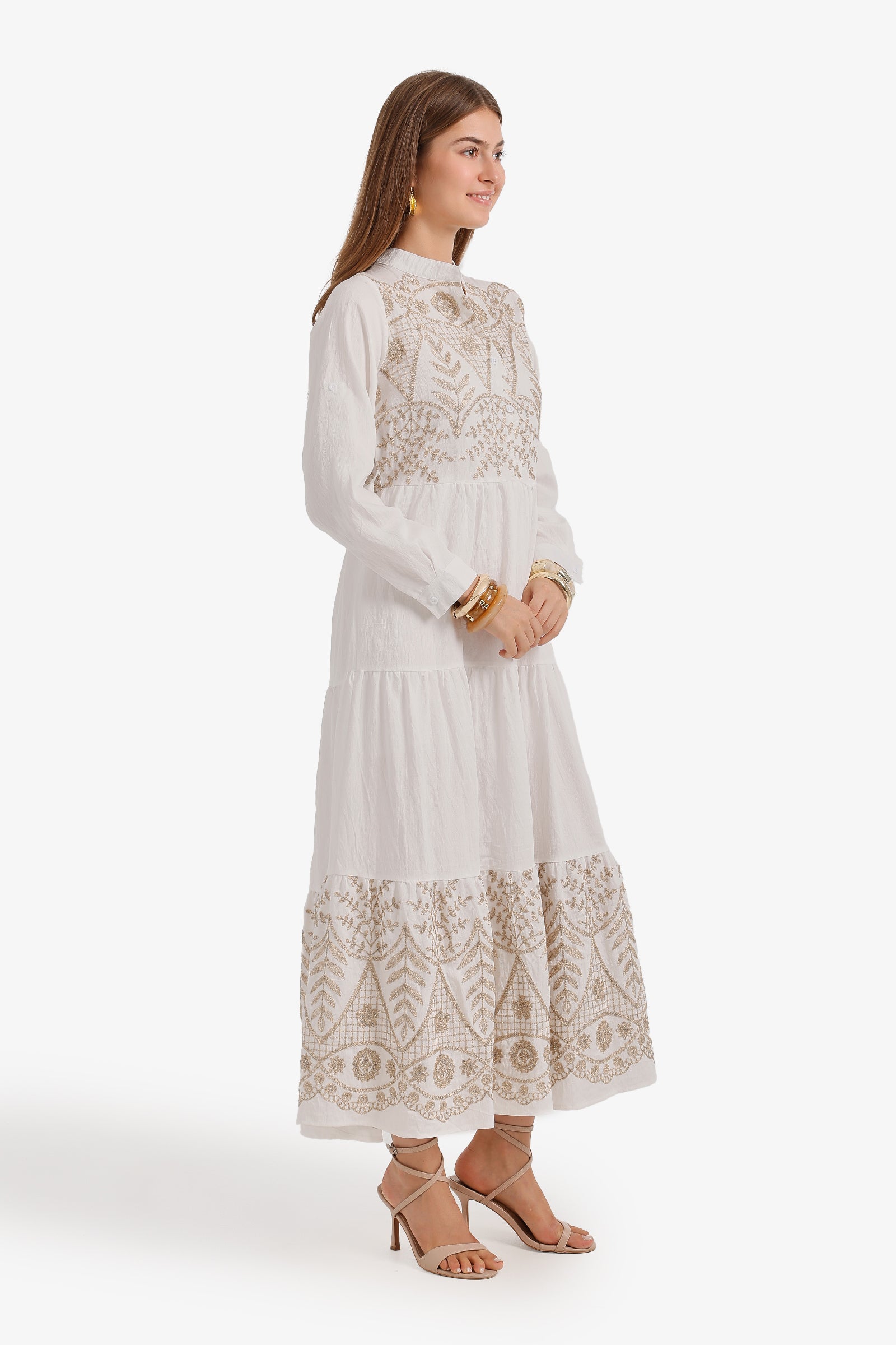 Embroidered Relaxed Dress