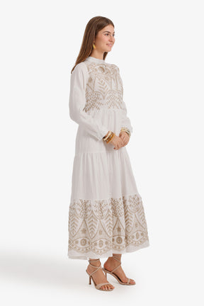 Embroidered Relaxed Dress