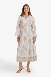 Tiered Midi Dress