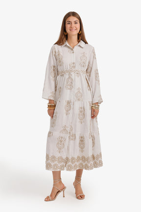 Tiered Midi Dress