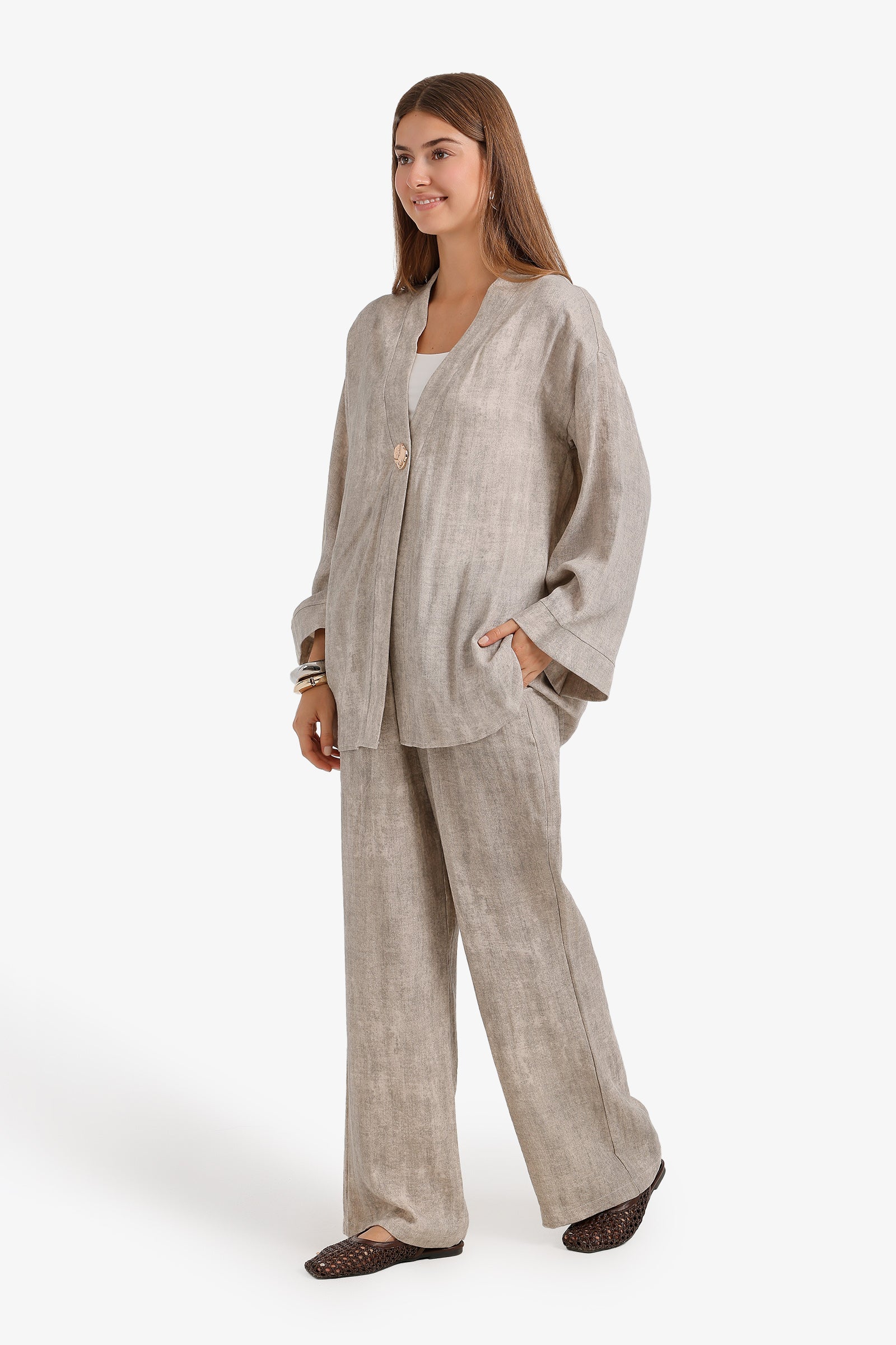 Textured Two-Piece Set