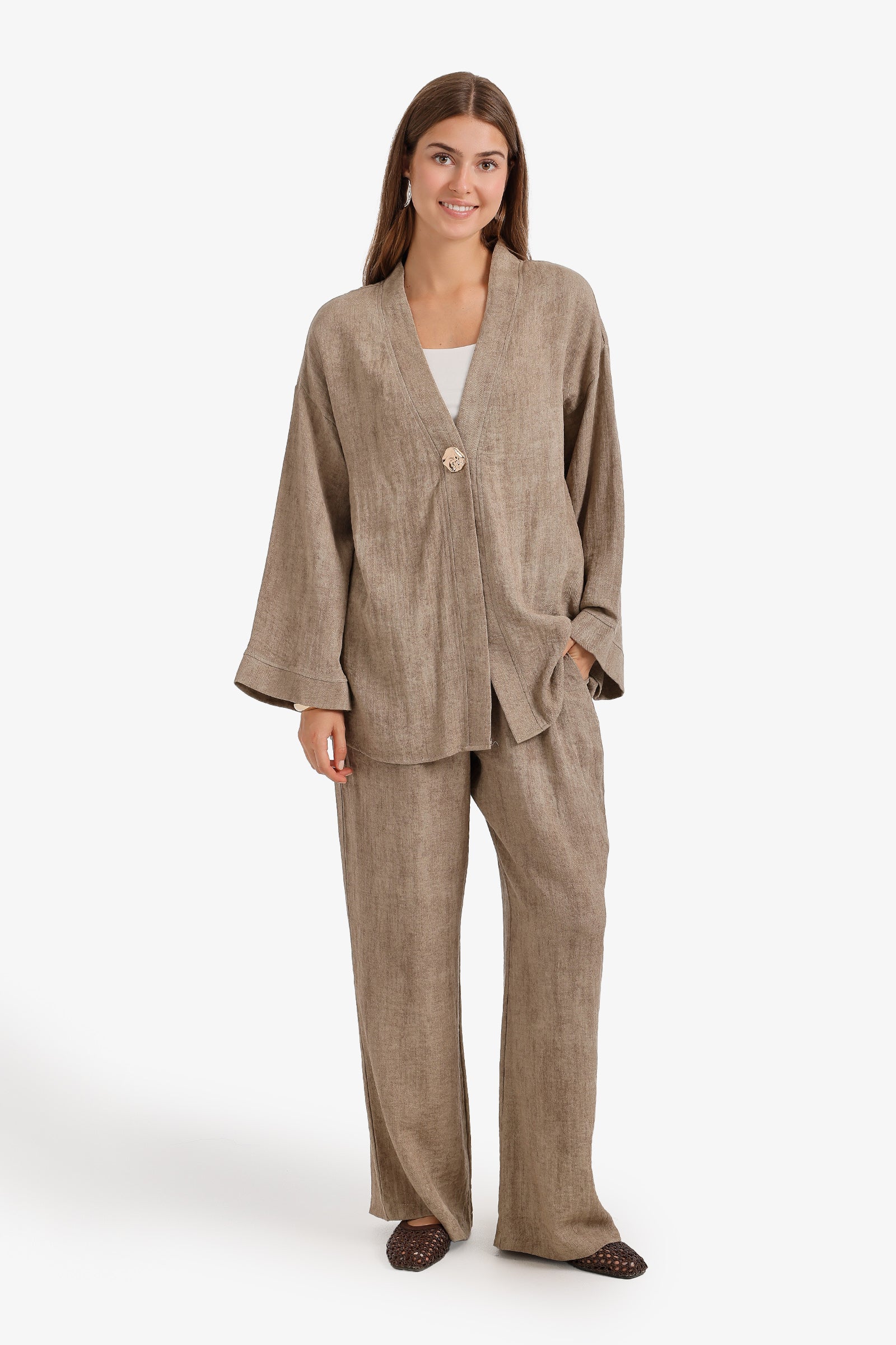 Textured Two-Piece Set