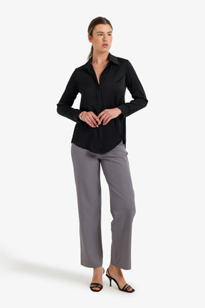 Hidden Placket Shirt