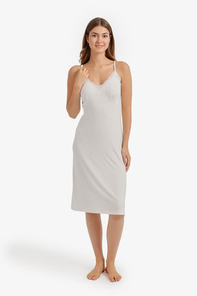 Scalloped-Lace Nightgown