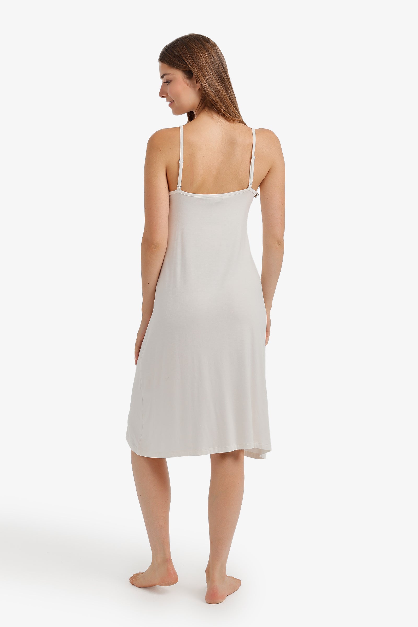 Scalloped-Lace Nightgown