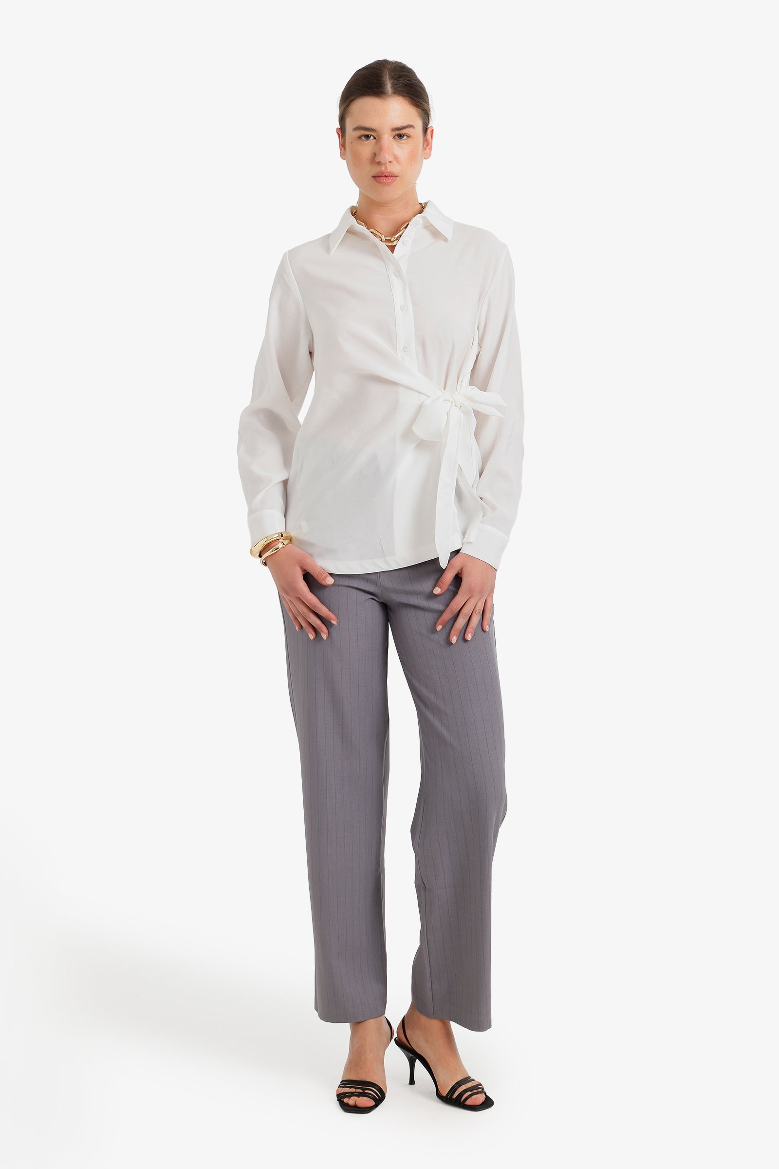 Side-Tie Shirt