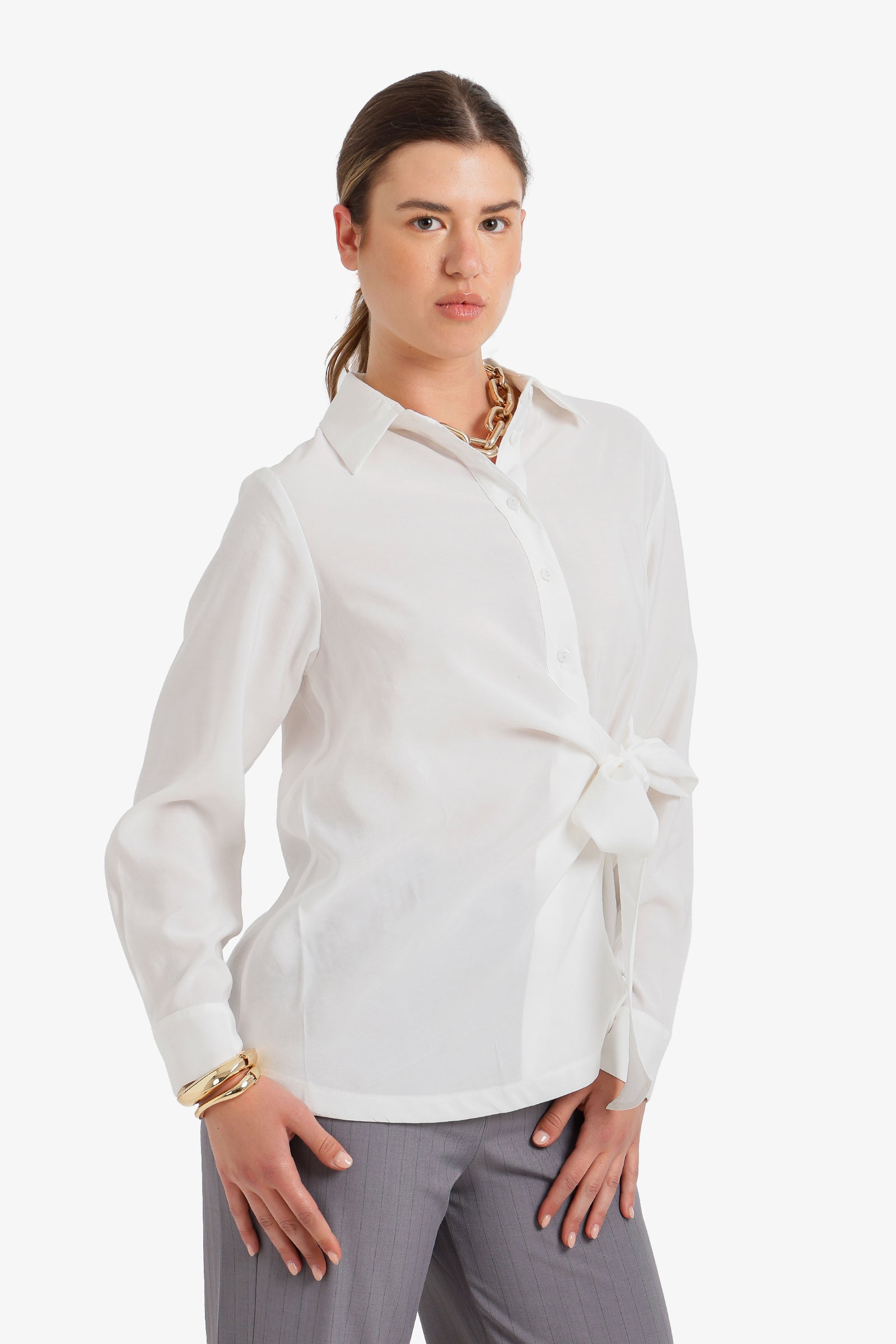 Side-Tie Shirt