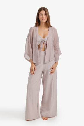 Kimono Style 3-Piece Pyjama