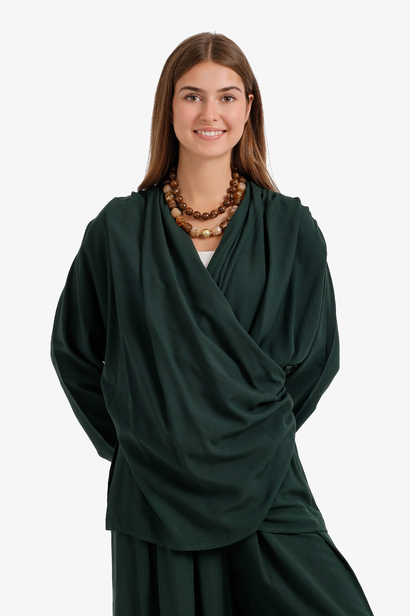 Draped Wrap Cardigan