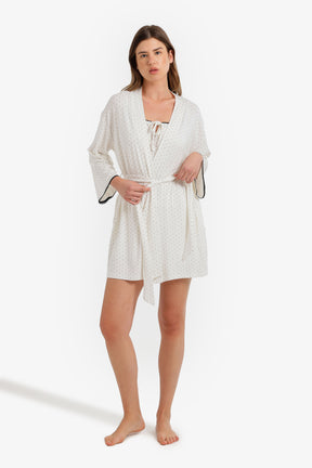 Polka Dot Robe