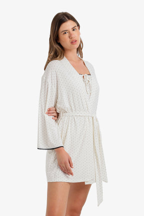 Polka Dot Robe